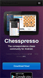 Mobile Screenshot of chesspresso.net